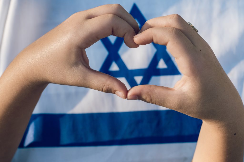 Heartfelt,Gesture.,Child,Forms,A,Heart,With,Hands,,Framing,Magen - StandWithUs