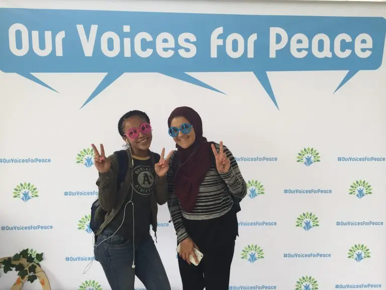 voice for peace two young people