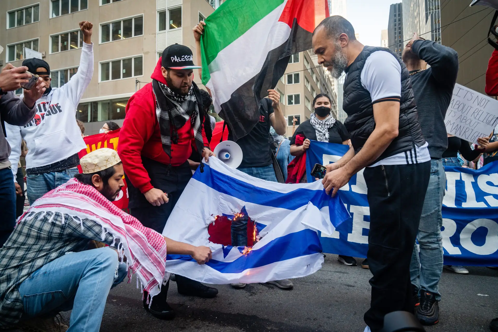 New,York,,United,States,-,May,15,,2021:,Pro-palestine,,Anti-israel