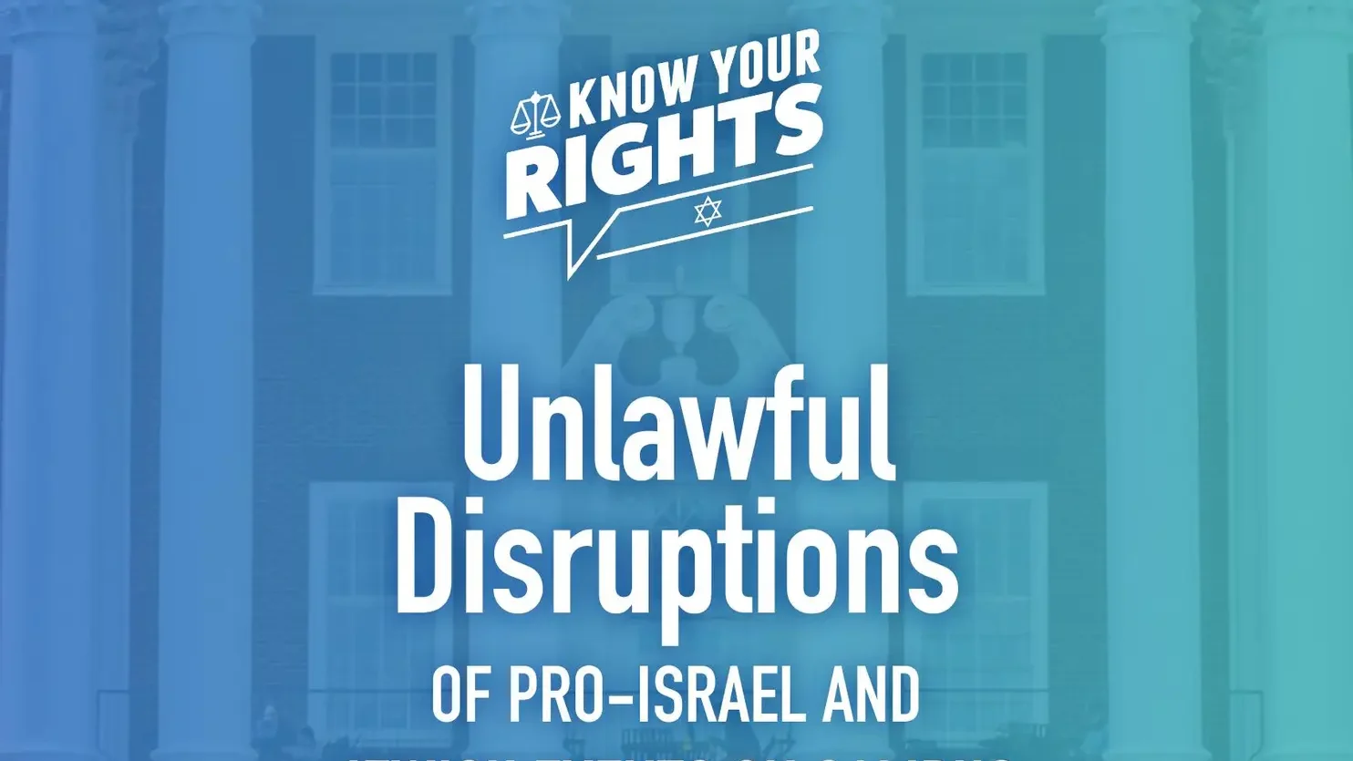covers_Unlawful Disruptions Fact Sheet A_cover